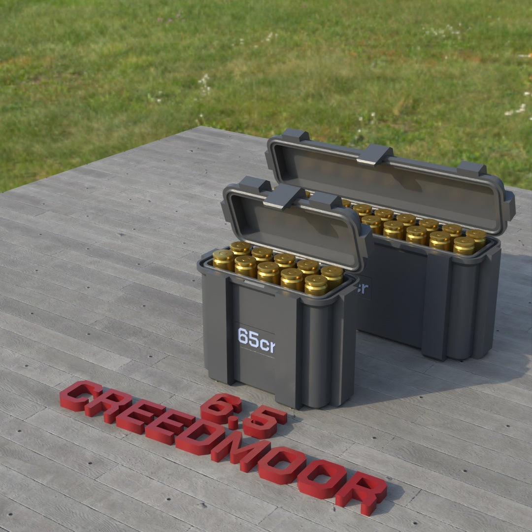 Filamelt Munitionsbox / 6.5 Creedmoor / ‘Klappdeckel’  / Patronenbox, Ammo Box