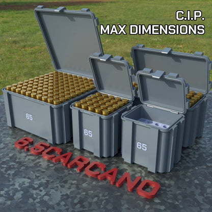 Filamelt Munitionsbox / 6.5mm Carcano / ‘Klappdeckel’  / Patronenbox, Ammo Box