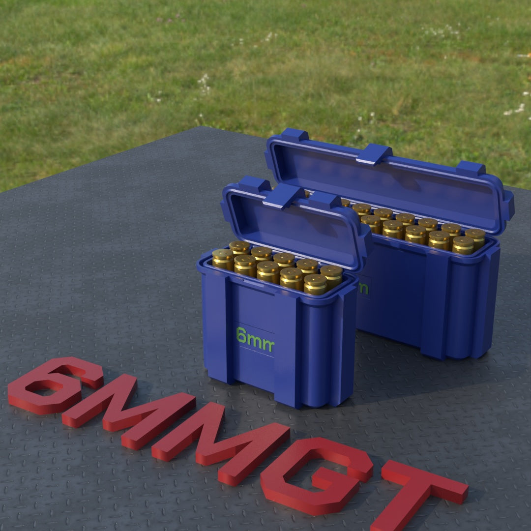Filamelt Munitionsbox / 6mm GT / ‘Klappdeckel’  / Patronenbox, Ammo Box