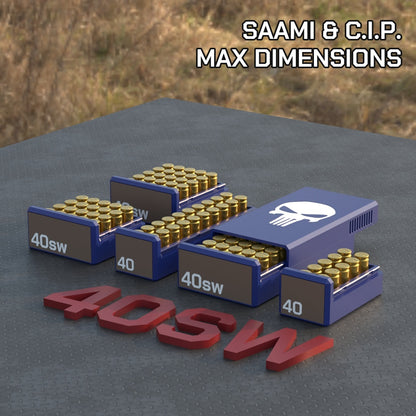 Filamelt Munitionsbox / .40 S&W / ‘Schiebedeckel’  / Patronenbox, Ammo Box